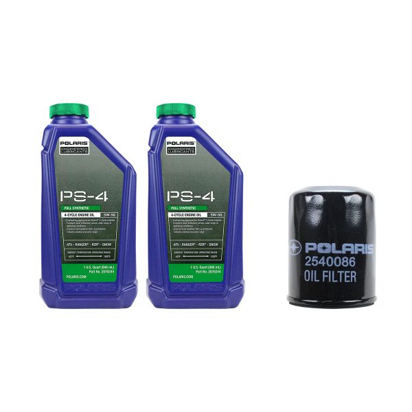 Polaris FK1003580 2 Quarts PS-4 Oil Change Kit for 2002-2016 Ranger RZR Sportsman Online Hot Sale